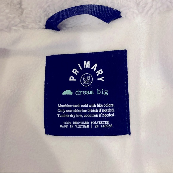 Primary Baby Parker Puffer Suit - Blue, 6-12 Months - Picture 5 of 5